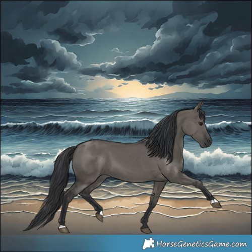 Horse Color:Grullo