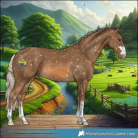 Horse Color:Chocolate Palomino Appaloosa 
