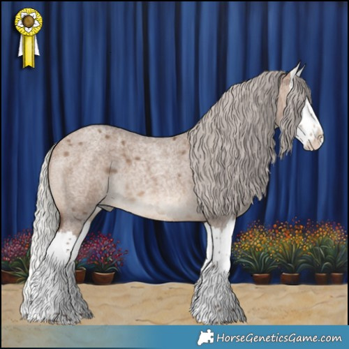 Horse Color:Silver Brown Roan Dun Splash 