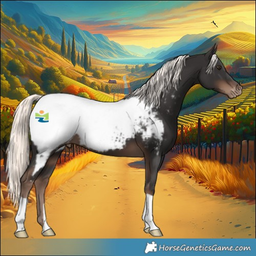 Horse Color:Liver Chestnut Mushroom Appaloosa