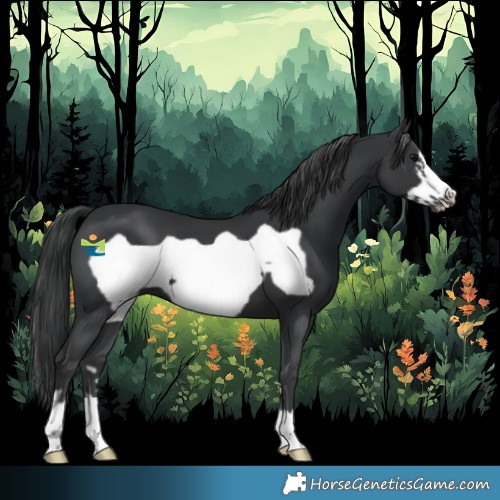 Horse Color:Black Frame 