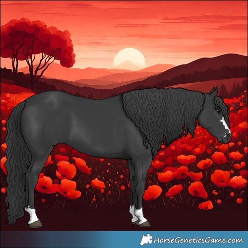 Horse Color:Black 