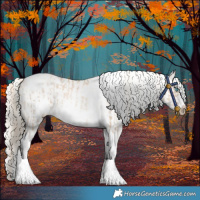 Horse Color:Chocolate Palomino Pearl Dun Tobiano Frame  and White Spotted Chocolate Palomino Pearl Dun Tobiano Frame 