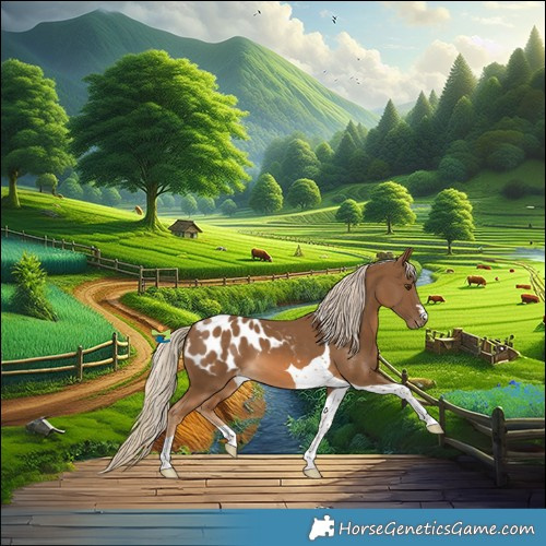 Horse Color:Chocolate Palomino Tobiano Appaloosa