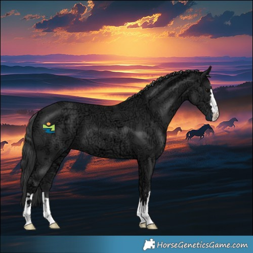 Horse Color:Black Ice 