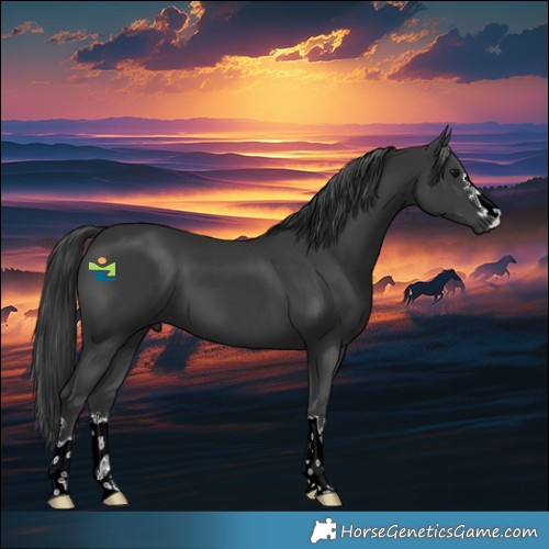 Horse Color:Black 