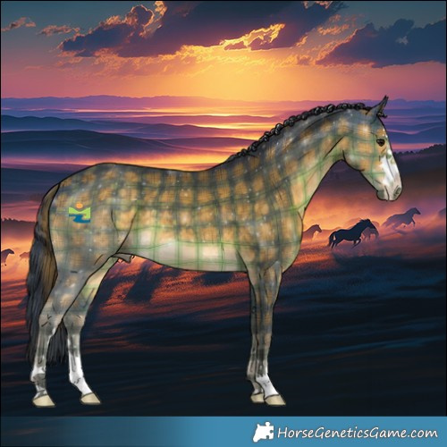 Horse Color:Plaid  Buckskin 