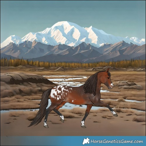 Horse Color:Bay Appaloosa 