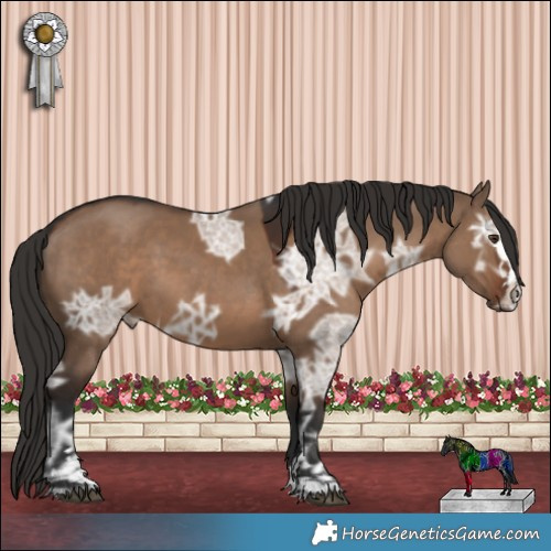 Horse Color:Liver Red Dun Ice 