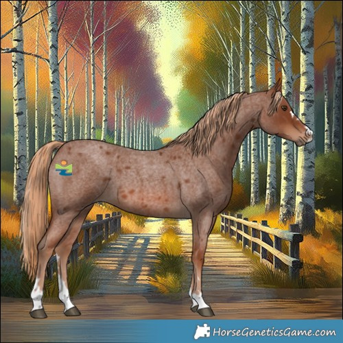 Horse Color:Red Roan 