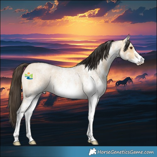 Horse Color:White Spotted Buckskin Roan Dun Rabicano 