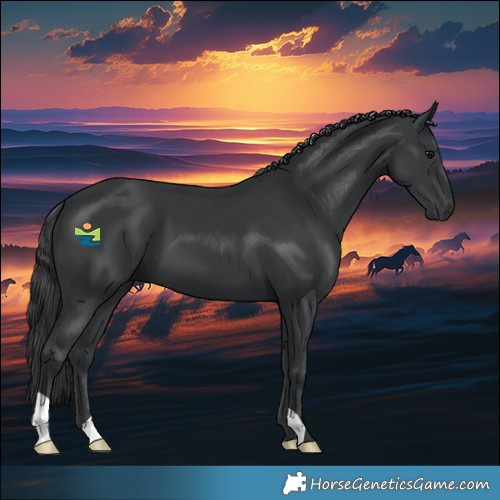 Horse Color:Black 