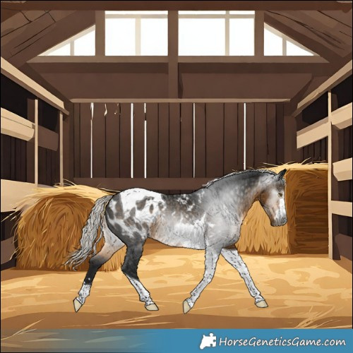 Horse Color:Gray Silver Buckskin Tobiano Blanket 