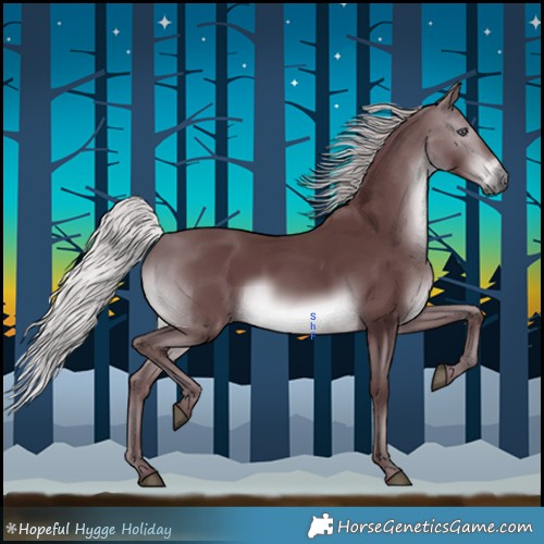 Horse Color:Chocolate Silver Brown Chinchilla