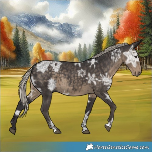 Horse Color:Silver Smoky Black Ice 