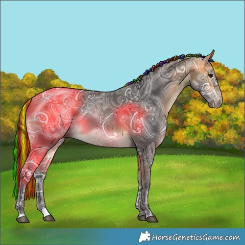 Horse Color:Painted Buckskin Ice