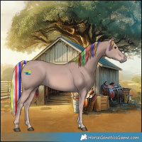 Horse Color:Platinum Painted Chestnut 