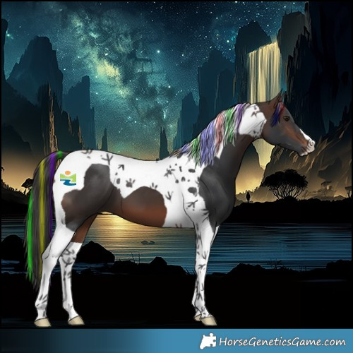 Horse Color:Painted Brown Tobiano 