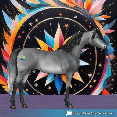 Horse Color:Bay Chinchilla 