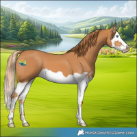 Horse Color:Chestnut Splash 