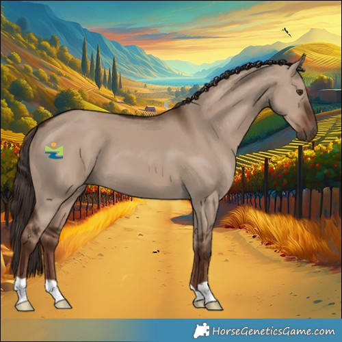 Horse Color:Liver Red Dun