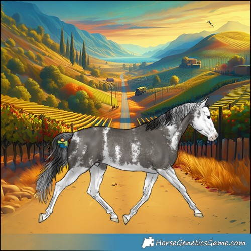 Horse Color:Grullo Sabino Splash Appaloosa Rabicano 
