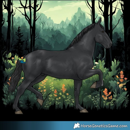 Horse Color:Black 