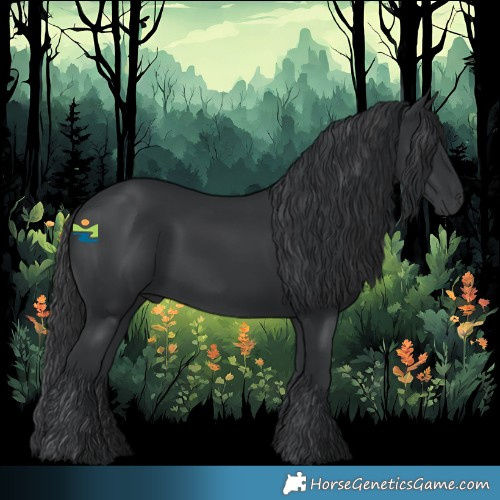 Horse Color:Black 