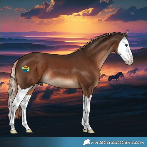 Horse Color:Liver Chestnut Splash 
