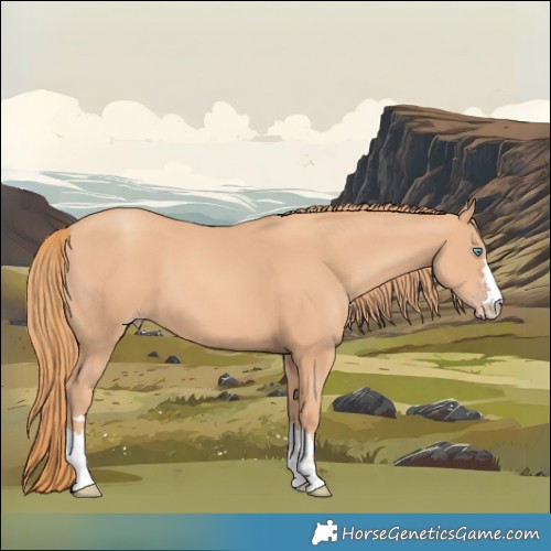 Horse Color:Gold Champagne