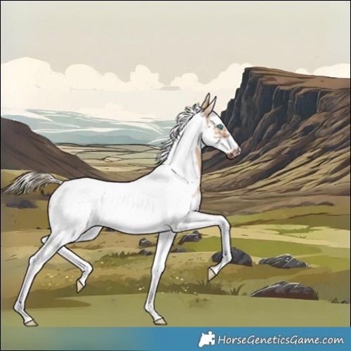 Horse Color:Red Dun Splash Tobiano Frame