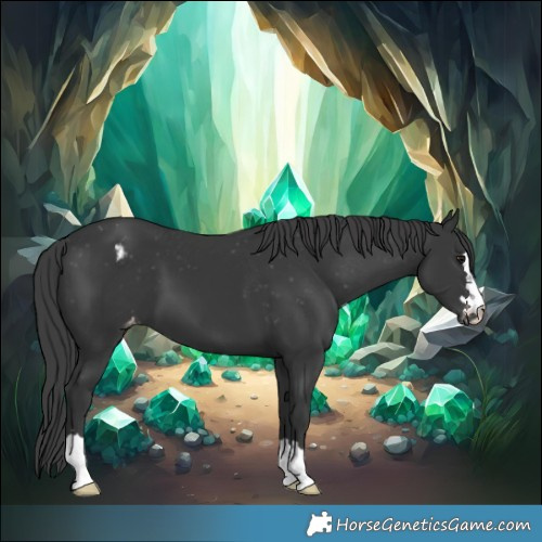 Horse Color:Black Varnish 