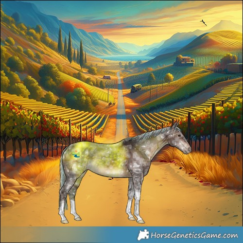 Horse Color:Painted Silver Brown Ice 