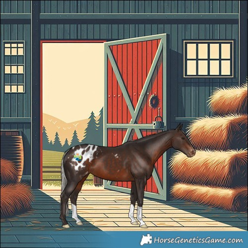 Horse Color:Silver Brown Blanket 