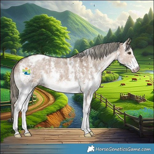 Horse Color:Liver Red Dun Mushroom Sabino Appaloosa Brindle 