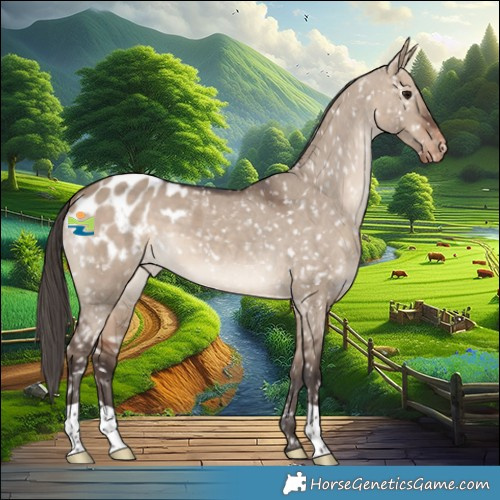 Horse Color:Bay Dun Appaloosa 