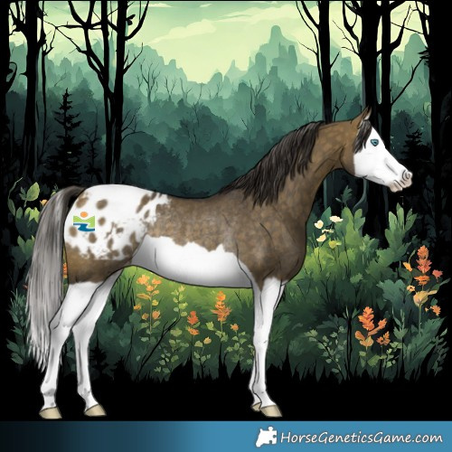 Horse Color:Buckskin Dun Splash Appaloosa Rabicano 