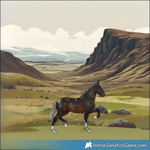 Horse Color:Gray White Spotted Silver Bay Tobiano 