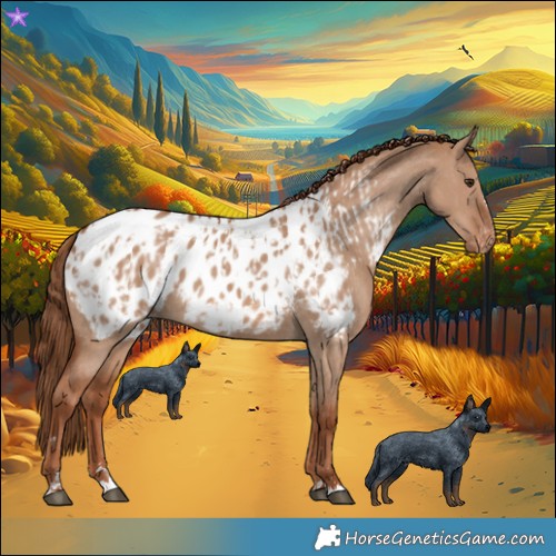 Horse Color:Red Dun Appaloosa  and Red Dun Appaloosa 