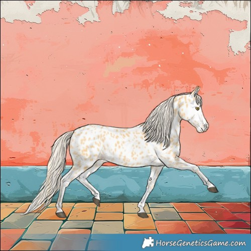 Horse Color:Palomino Near Leopard and Palomino Splash Near Leopard