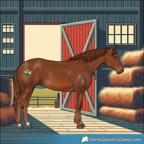 Horse Color:Chestnut Rabicano 