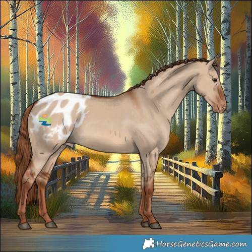 Horse Color:Red Dun Appaloosa 