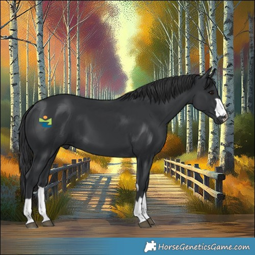 Horse Color:Black 
