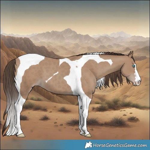 Horse Color:Classic Champagne Tobiano