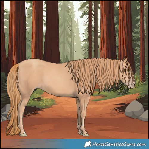 Horse Color:Gold Champagne 