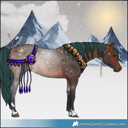 Horse Color:Painted Brown 