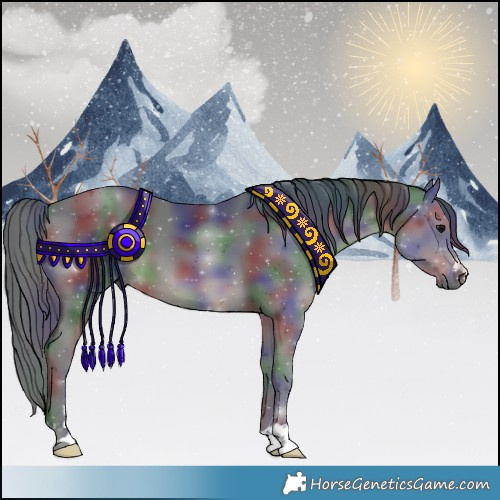 Horse Color:Nacre Black 