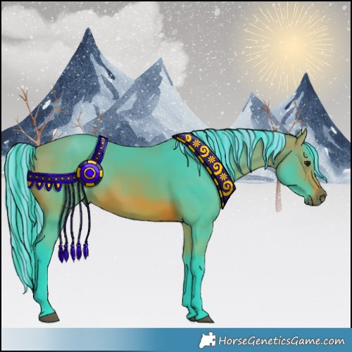 Horse Color:Painted Watercolor Bay 