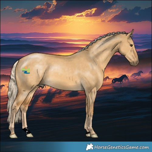 Horse Color:Palomino Dun