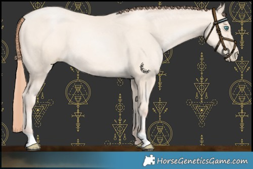 Horse Color:Sable Cream Champagne Pearl 